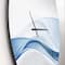 Designart '3D Wave Of Water Splash Modern Wall Clock
